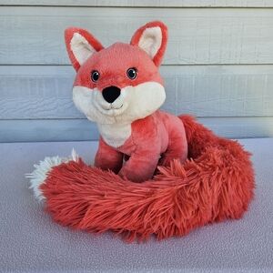G by Gund Beautifurtails Red Fox Plush 39" Long Fluffy Tail Toy Sewn Eyes